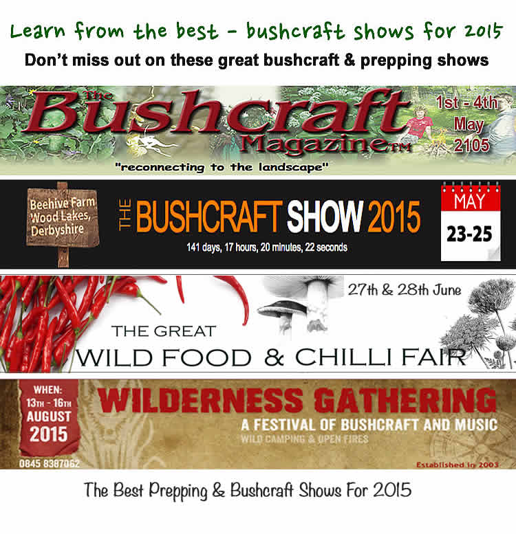 bushcraft shows 2015