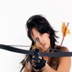 women with crossbow