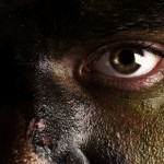 SA soldier face in camo