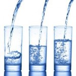 safe water in glasses