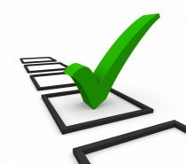 green tick in a box image