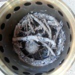 ashes in survival stove