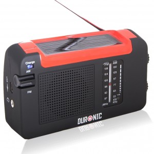best solar powered radio - duronic 