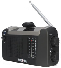 duronic solar wind up radio