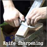 KNIFE SHARPENING AT THE WILDERNESS GATHERING HSOW