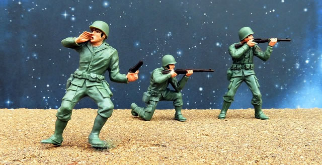 girl with hand gun in each hand