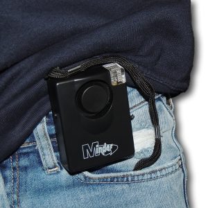 minder-personal-alarm-on-belt